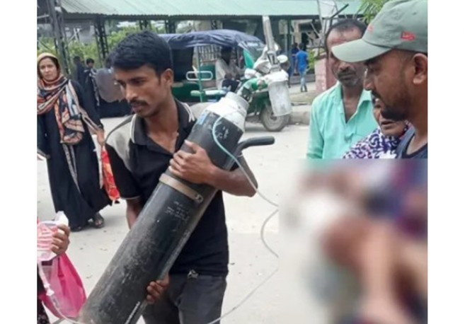 টাকা না দেওয়ায় মেলেনি ট্রলি, অক্সিজেন নিয়ে ছোটাছুটির পর শিশুর মৃত্যু